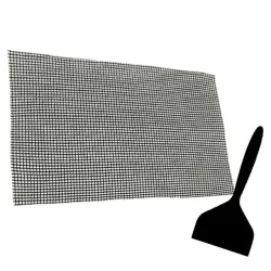 Набор антипригарный коврик-сетка для BBQ и гриля и Лопатка с антипригарным покрытием Black (n-1204) - Robinzon.ua