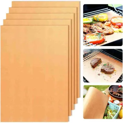 Антипригарний килимок для BBQ та гриля Бронзовий 40 х 33 см (n-1210) - 3 - Robinzon.ua
