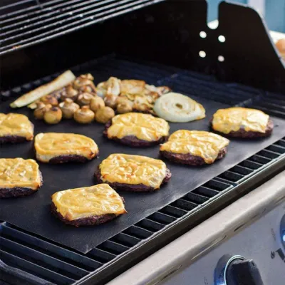 Комплект антипригарный коврик для BBQ Черный и Набор кухонных принадлежностей 6 в 1 Красный (n-1223) - 6 - Robinzon.ua