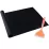 Комплект антипригарный коврик для BBQ Черный и Лопатка с антипригарным покрытием Оранжевая (vol-1224) - Robinzon.ua