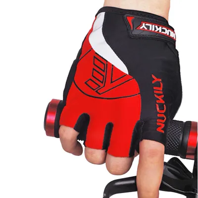Велоперчатки спортивні Nuckily PC01 M Red - 2 - Robinzon.ua