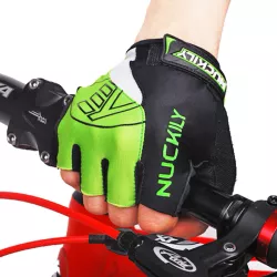 Перчатки велосипедные спортивные без пальцев Nuckily PC01 S Green - Robinzon.ua