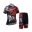 Вело костюм для мужчин Siilenyond XM-DT-050 3XL короткий рукав шорты Stripes Red - 1 - Robinzon.ua