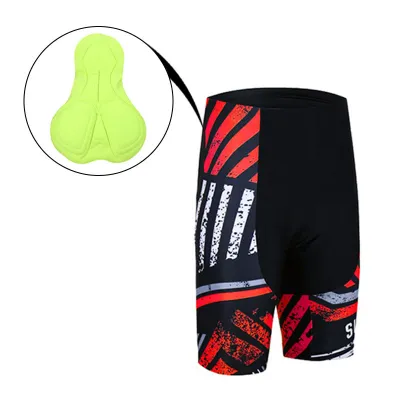 Велокостюм мужской Siilenyond XM-DT-050 Shorts Stripes Red S - 3 - Robinzon.ua