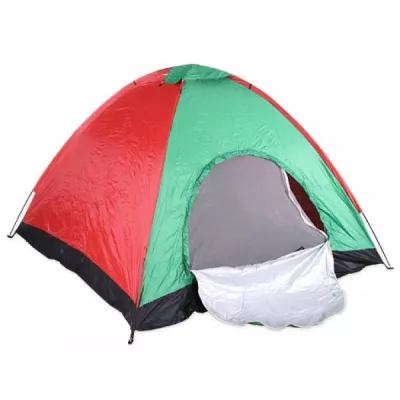 Палатка туристическая 4-х местная кемпинговая Camping Spot 2х2х1.35м Зеленый с красным - Robinzon.ua