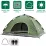 Автоматическая палатка туристическая Camp 4-х местная с москитной сеткой Зеленая+Подвесная лампа - 2 - Robinzon.ua