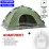 Автоматическая палатка туристическая Camp 4-х местная с москитной сеткой Зеленая+Подвесная лампа - 1 - Robinzon.ua