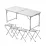 Раскладной туристический стол Easy Campi для пикника со стульями складной стол и 4 стула Белый+Bluetooth колонка Е2 - Robinzon.ua
