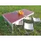 Раскладной стол усиленный Easy Campi для пикника со стульями набор в чемодане Коричневый+Мангал - 6 - Robinzon.ua