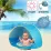 Пляжная детская палатка с бассейном и вентилируемой стенкой автоматическая Pool Baby Tent Голубая - 1 - Robinzon.ua