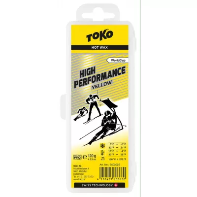 Парафин Toko High Performance 120 гр Yellow (1052-550 3025) - Robinzon.ua