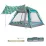 Палатка KingCamp Positano Palm Green (1026-KT3099_PALMGREEN) - Robinzon.ua
