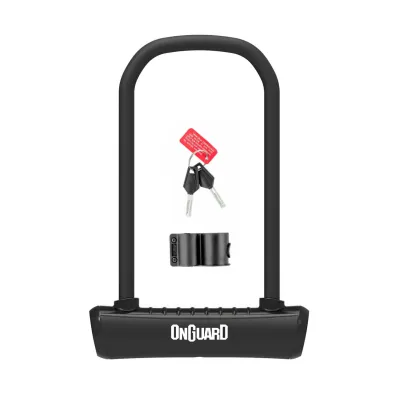 Велозамок Onguard U-lock Neon 115 x 230 мм Чорний 6108153BL - 1 - Robinzon.ua