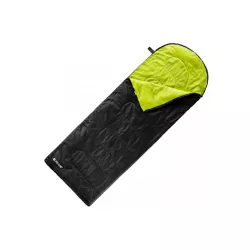 Спальный мешок Hi-Tec Mumio (SB014) 210x75 см Right Zip Черный с зеленым JS.120.11 - Robinzon.ua