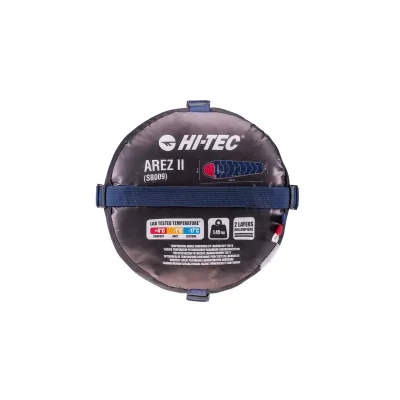 Cпальний мішок Hi-Tec Arez II 230x80 Right Zip Синій з червоним HT-AREZ2-BLRD - 2 - Robinzon.ua
