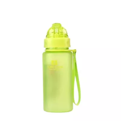 Бутылка для воды CASNO 400 мл MX-5028 More Love Зеленая с соломинкой - Robinzon.ua