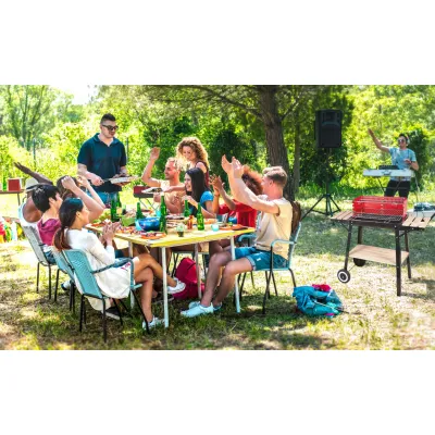 Гриль GardenLine BBQ5283 Чорно-червоний - 4 - Robinzon.ua