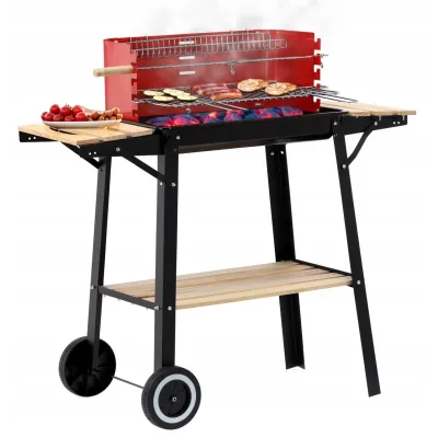 Гриль GardenLine BBQ5283 Чорно-червоний - 1 - Robinzon.ua