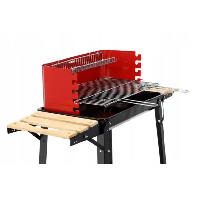 Гриль GardenLine BBQ5283 Чорно-червоний - 2 - Robinzon.ua