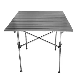 Портативный стол складной Lesko S5433 Серый (7597-24978) - Robinzon.ua