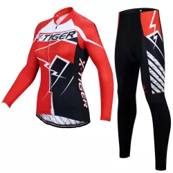Велокостюм X-Тiger XW-CT-154 Trousers Red спортивная одежда для велосипеда - Robinzon.ua