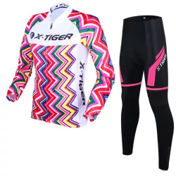 Велокостюм X-Тiger XW-CT-155 Trousers Multicolor Zigzag Різнокольоровий XХL - Robinzon.ua