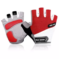 Вело-перчатки West Biking 0211189 L Red (6078-41505) - Robinzon.ua