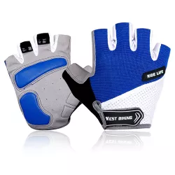 Вело-перчатки West Biking 0211189 L Blue (6078-41504) - Robinzon.ua