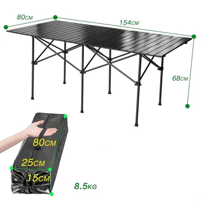 Стол складной Lesko S5422 153*80*70 туристический - 1 - Robinzon.ua