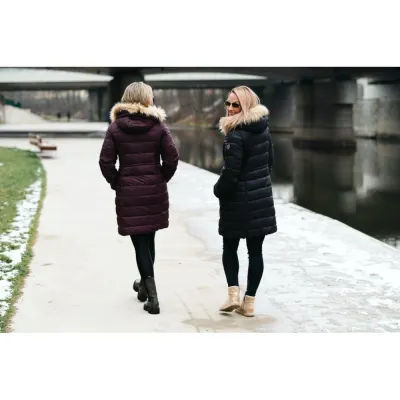 Городская женская парка Trimm VILMA, black, S (52567) - 4 - Robinzon.ua