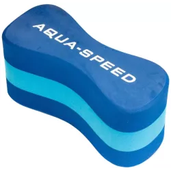 Колобашка для плавания Aqua Speed Junior 3 layers Pullbuoy 20 x 8 x 10 cм 6778 Синяя с голубым (149-01) - Robinzon.ua