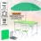 Набор туристический раскладной стол со стульями с зонтом 1.8 м Easy Campi в чемодане Зеленый - 1 - Robinzon.ua