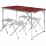 Комплект раскладной стол и 4 стула Easy Campi в чемодане Коричневый + зонт 1.8м + Гамак 190x150 см Красный - 1 - Robinzon.ua