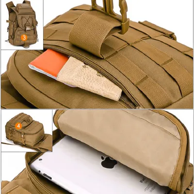 Рюкзак тактический Aokali Outdoor A18 36L Хаки (6770-57045) - 6 - Robinzon.ua