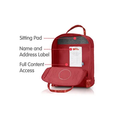 Рюкзак FJALLRAVEN Kanken Mini Чорний - 3 - Robinzon.ua