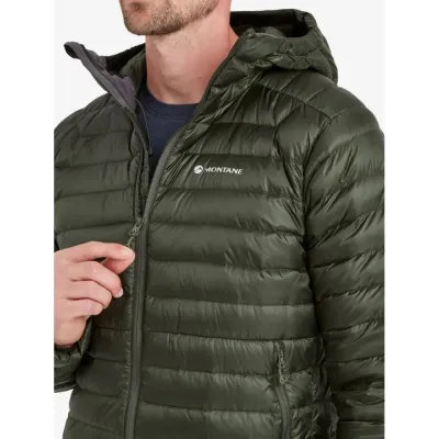 Городской мужской легкий пуховик Montane Anti-Freeze Hoodie, Oak Green, L (5056237087357) - 3 - Robinzon.ua