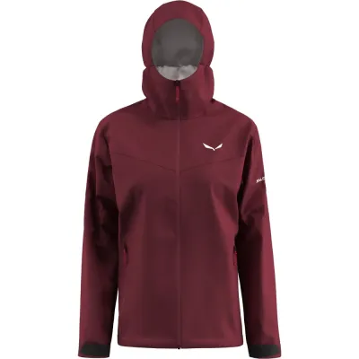 Мембранная женская куртка для трекинга Salewa Puez Aqua 4 2.5L PTX Jacket W, Red Syrah, 44/38 (28616/1570 44/38) - 1 - Robinzon.ua