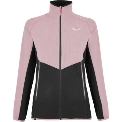 Женская флисовая кофта с рукавом реглан Salewa W Paganella JKT, Pink Zephyr, 44/38 (27925/6591 44/38) - 2 - Robinzon.ua