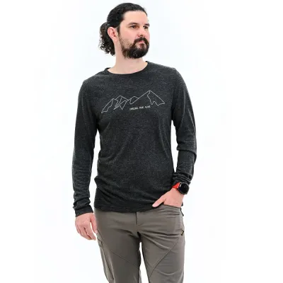 Футболка чоловіча Turbat Cozy Logo 2 LS Mns caviar XXL чорний (012.004.4340) XXL - Чорний - 1 - Robinzon.ua