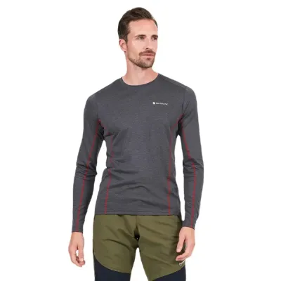 Футболка чоловіча Montane Dart Long Sleeve T-Shirt, Slate, M (5056237062996) - 3 - Robinzon.ua