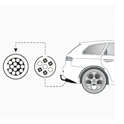 Адаптер 7 pin - 13 pin Thule Adapter 9906 (TH 9906) - 1 - Robinzon.ua