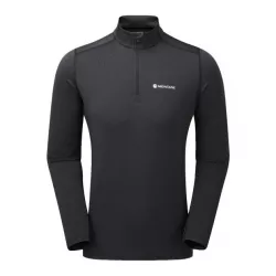 Кофта чоловіча Montane Dart Thermo Zip Neck, Black, S (5056237064020) - Robinzon.ua