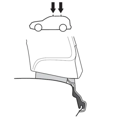 Монтажний комплект Thule 1101 для Jeep Grand Cherokee (mkI)(ZJ) 1993-1998 (TH 141101) - 1 - Robinzon.ua