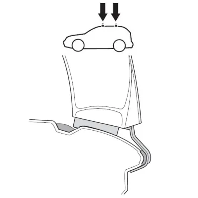 Монтажний комплект Thule 1240 для Kia Optima (mkI) / Magentis (mkI) 2000-2006 (TH 141240) - 1 - Robinzon.ua