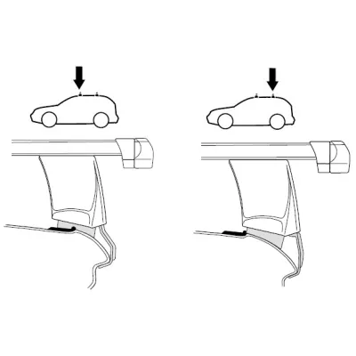 Монтажний комплект Thule 1272 для Mercedes-Benz E-Class (W211)(седан) 2002-2009 (TH 141272) - 1 - Robinzon.ua