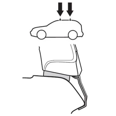 Монтажный комплект Thule 1274 для Land Rover Range Rover (mkIII) 2001-2012 (TH 141274) - 1 - Robinzon.ua