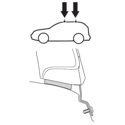 Монтажний комплект Thule 1359 для Chevrolet Niva (mkI) 2003-2009; Lada Kalina 1119 (хетчбек) 2005-2013 (TH 141359) - 1 - Robinzon.ua