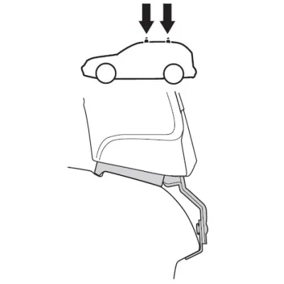 Монтажний комплект Thule 1379 для Kia Cerato (mkI)(хетчбэк) 2004-2008 (TH 141379) - 1 - Robinzon.ua