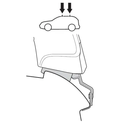 Монтажный комплект Thule 1490 для Toyota Highlander (mkII) 2007-2013 (TH 141490) - 1 - Robinzon.ua