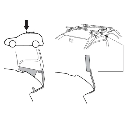 Монтажний комплект Thule 1615 для Audi A1/S1 (mkI)(3-дв. хетчбэк) 2010-2018 (TH 141615) - 1 - Robinzon.ua